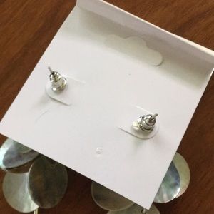 Fashion Jewelry Jewelry - Dangling Shell and Pearl Earrings with Rhinestones Fashion Jewelry Jewelry - Dangling Shell and Pearl Earrings with Rhinestones